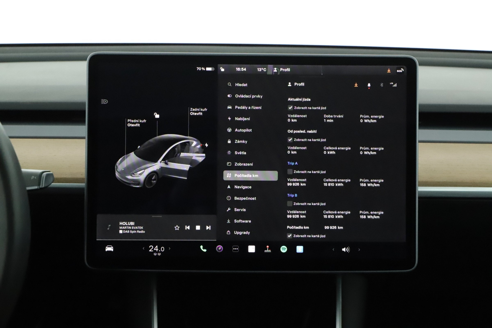 Tesla Model 3 2020 Std Range Plus 49kWh 99922km Sedan